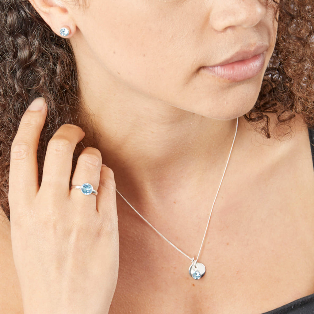 Crystal Birthstone Earrings