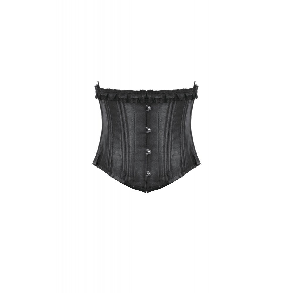 Dark In Love Evelina Steel-Boned Waist Corset – Black Gothic Cincher