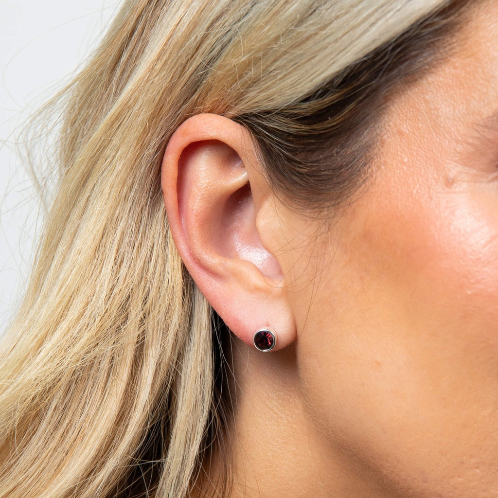 Crystal Birthstone Earrings