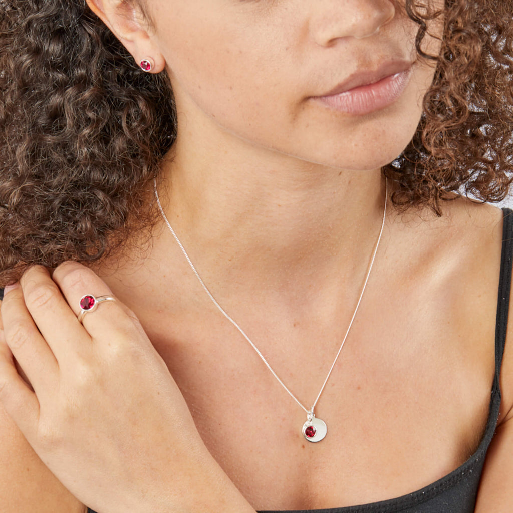 Crystal Birthstone Earrings