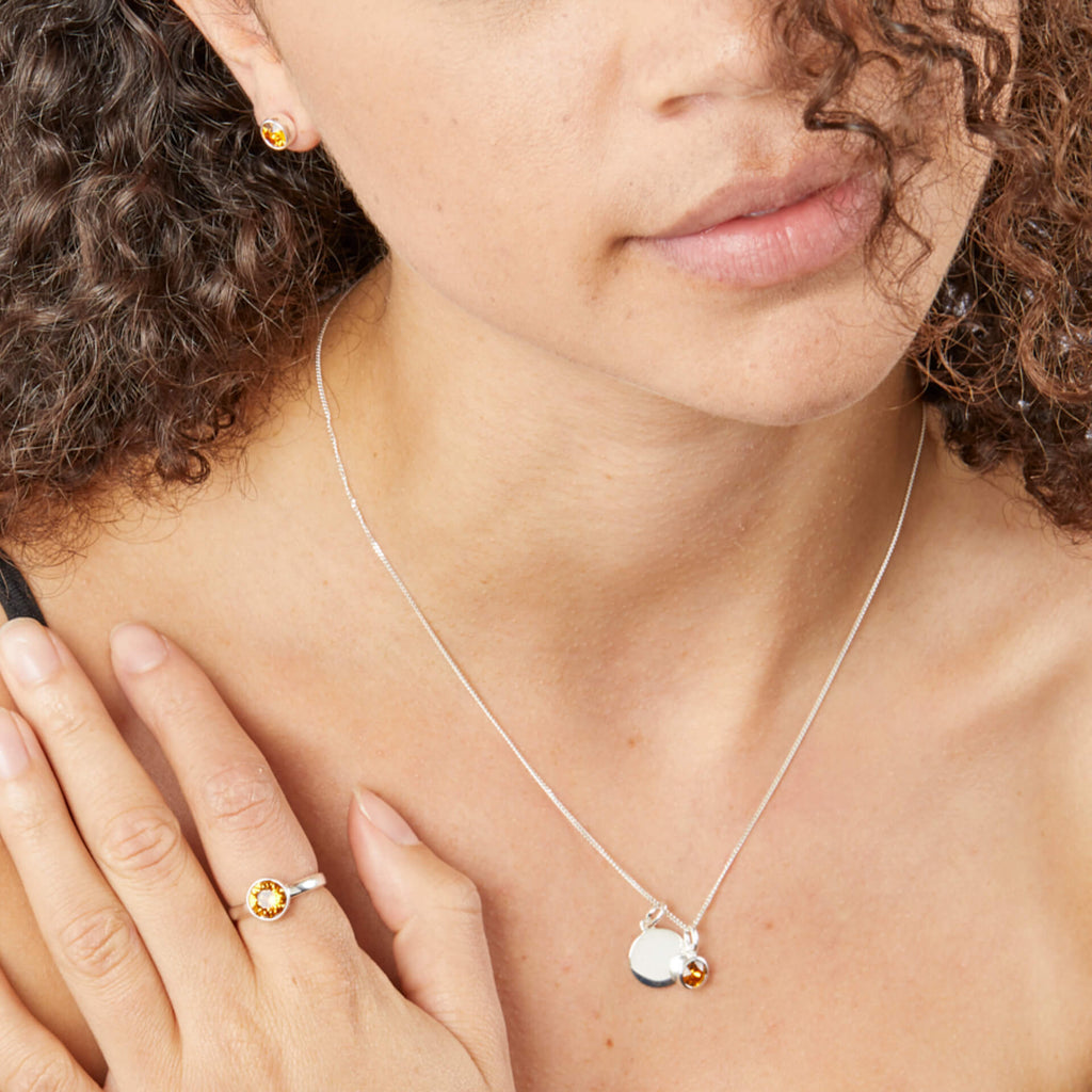 Crystal Birthstone Earrings