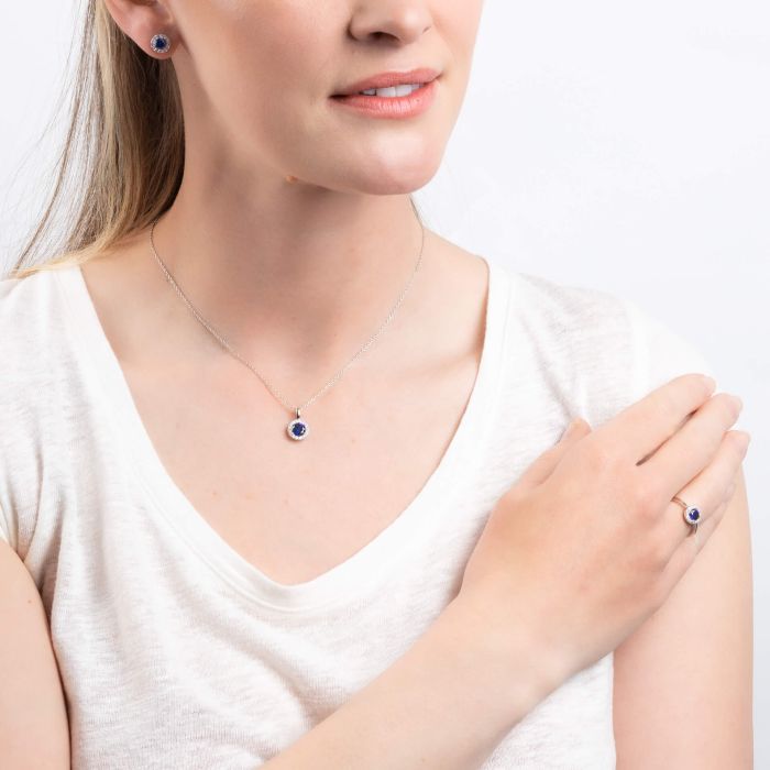 Diamonfire Round Zirconia Ring | Sterling Silver Jewellery by Gecko