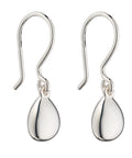 Gecko Jewellery Sterling Silver Polished Pebble Drop Earrings for Women