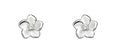 Beginnings Sterling Silver Cubic Zirconia Cherry Blossom Earrings