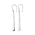 Beginnings Tapered Bar Earrings – Polished 925 Sterling Silver Jewelry