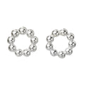 Gecko Jewellery Silver Circle Ball Stud Earrings – Modern Studs