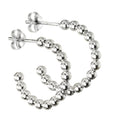 Gecko Jewellery Retail 3/4 Ball Hoop Earrings - Modern Stacking Style