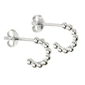 Gecko Jewellery Retail 3/4 Ball Hoop Earrings - Modern Stacking Style