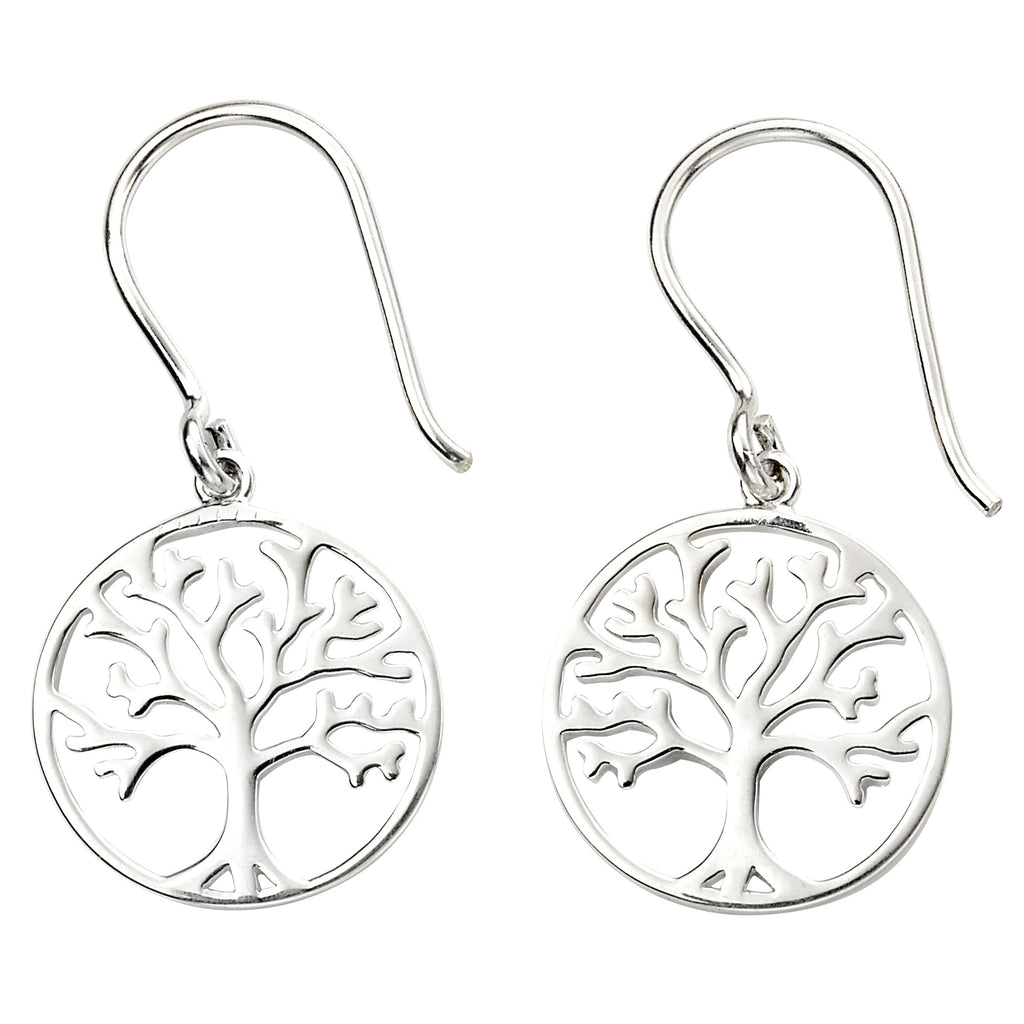 Tree of Life Drop Earrings | Sterling Silver by Gecko Jewellery Retail