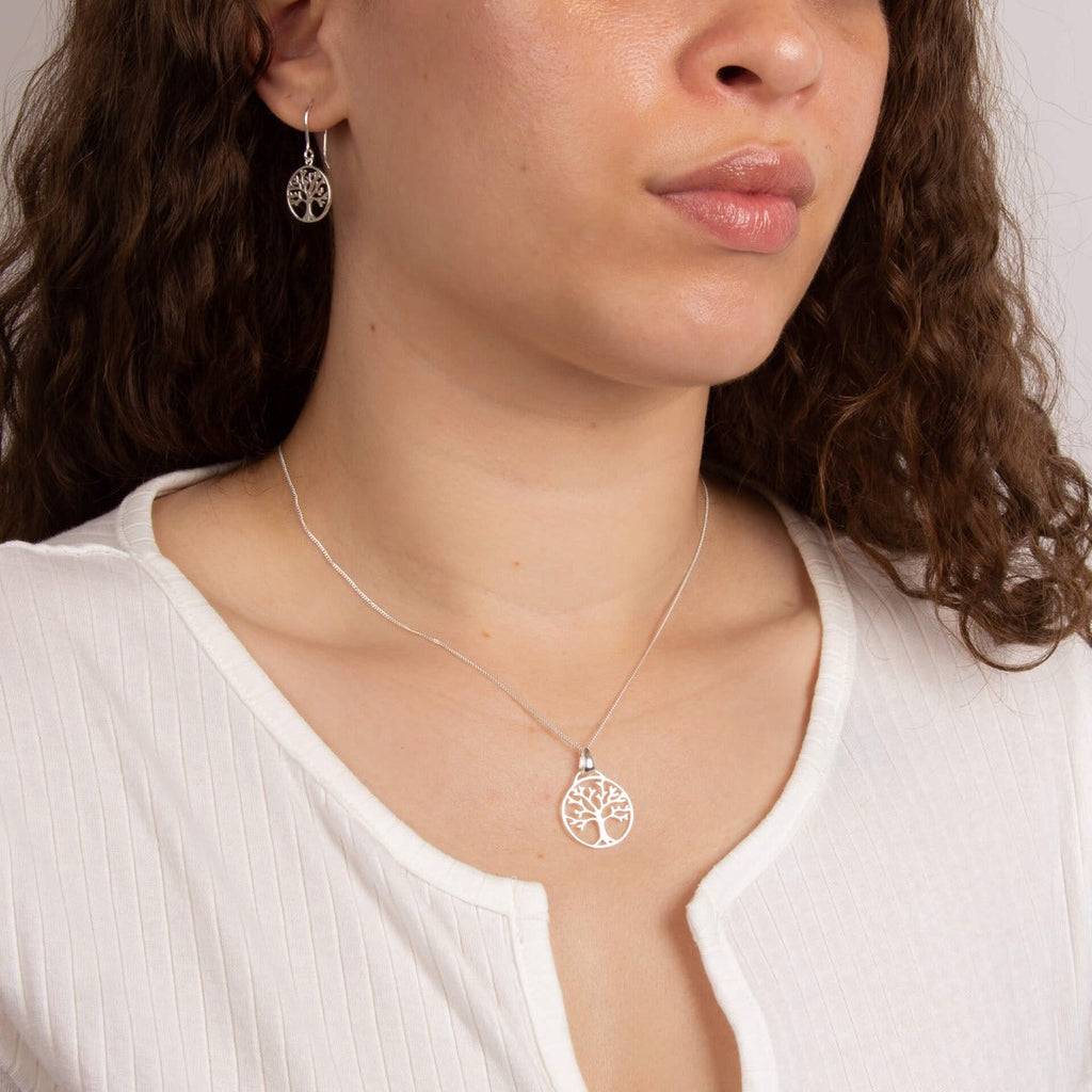 Tree of Life Pendant | Gecko Jewellery Sterling Silver Spiritual Charm