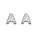 Gecko Jewellery Sterling Silver Initial Stud Earrings – Personalised