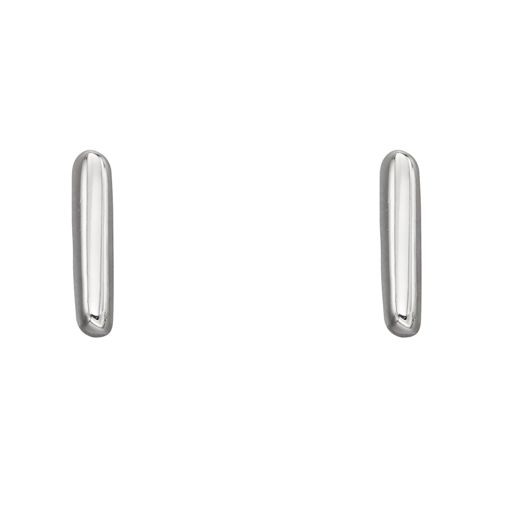 Gecko Jewellery Sterling Silver Initial Stud Earrings – Personalised