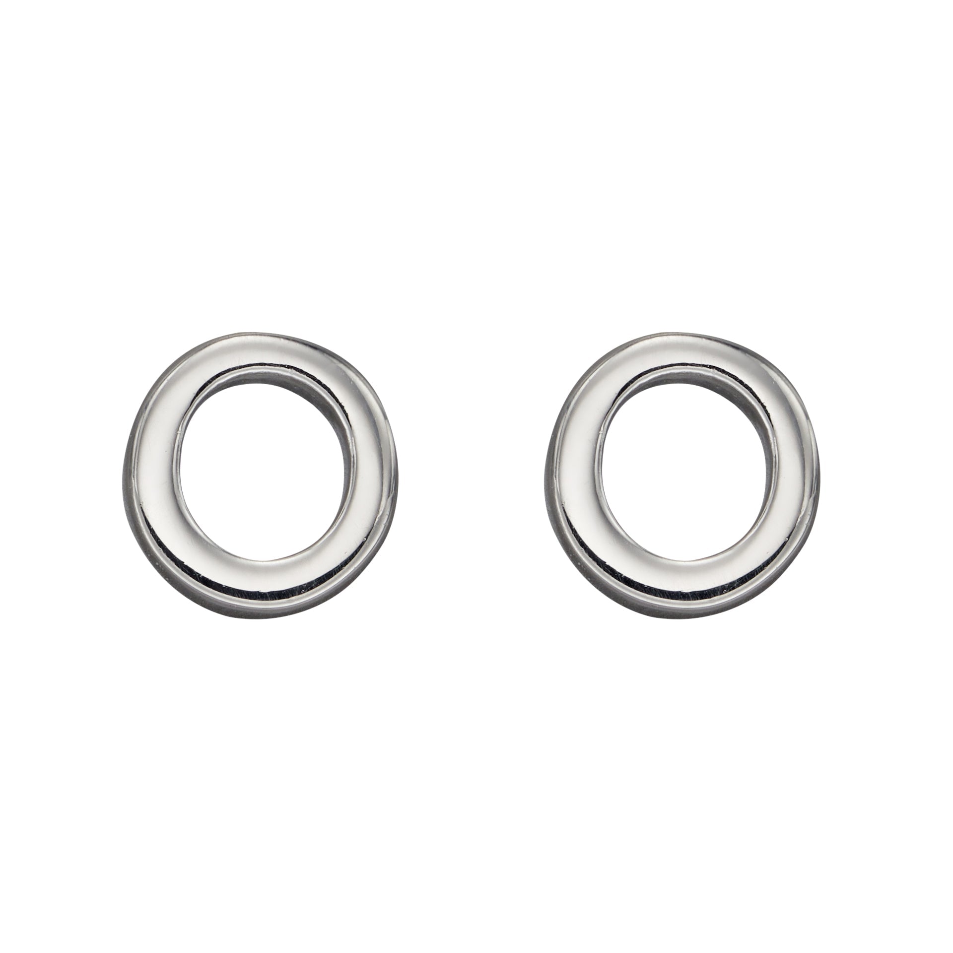 Gecko Jewellery Sterling Silver Initial Stud Earrings – Personalised