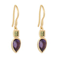 Gecko Jewellery Iris Petal Drop Earrings – Sterling Silver Floral Design