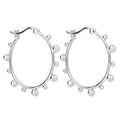 Ball Hoop Earrings | Gecko Jewellery Recycled Sterling Silver Hoops