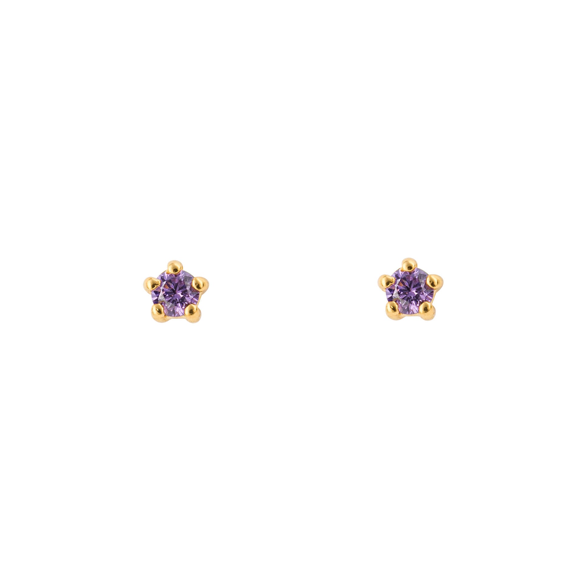Beginnings Tiny 3mm Stud Earrings | Recycled Sterling Silver Studs
