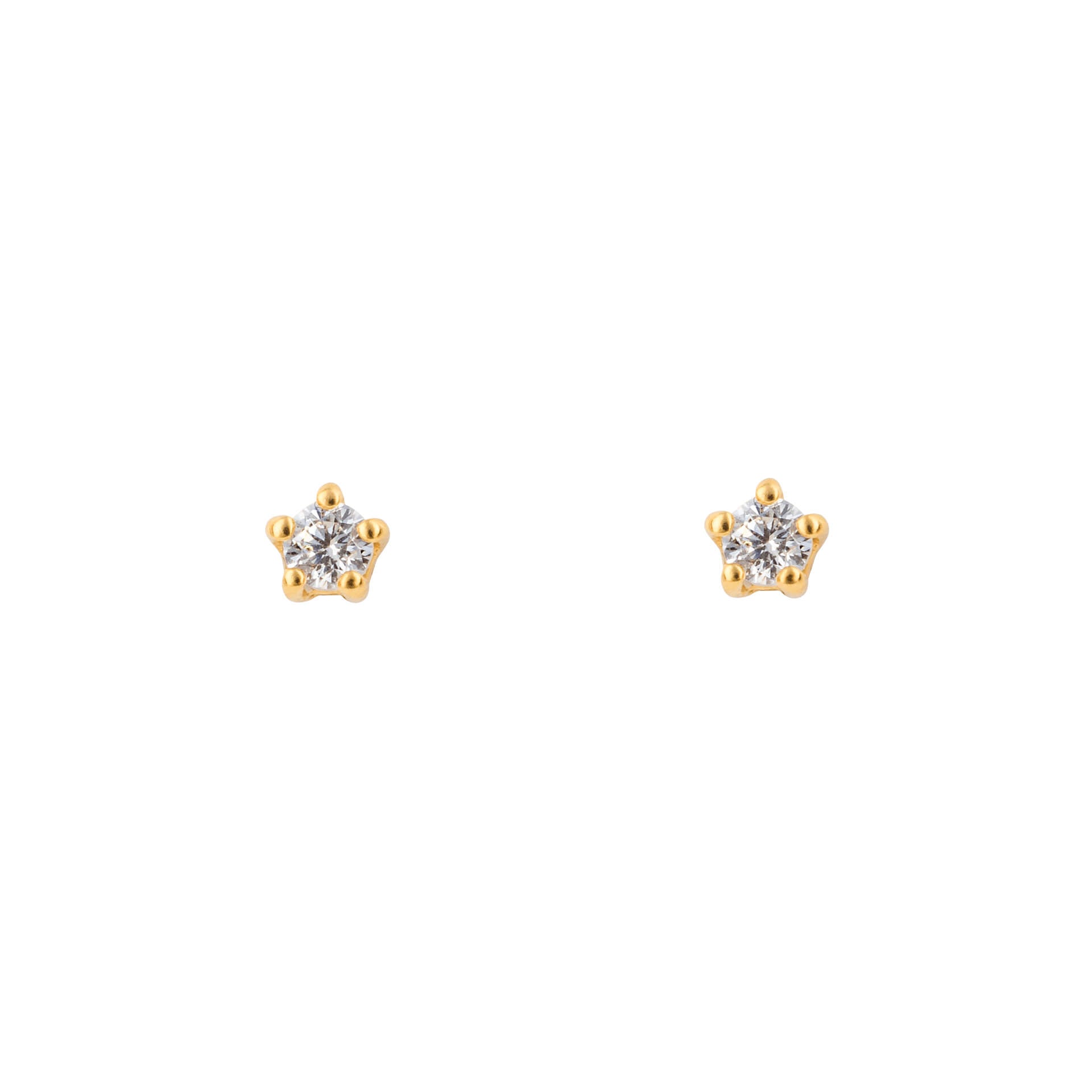 Beginnings Tiny 3mm Stud Earrings | Recycled Sterling Silver Studs