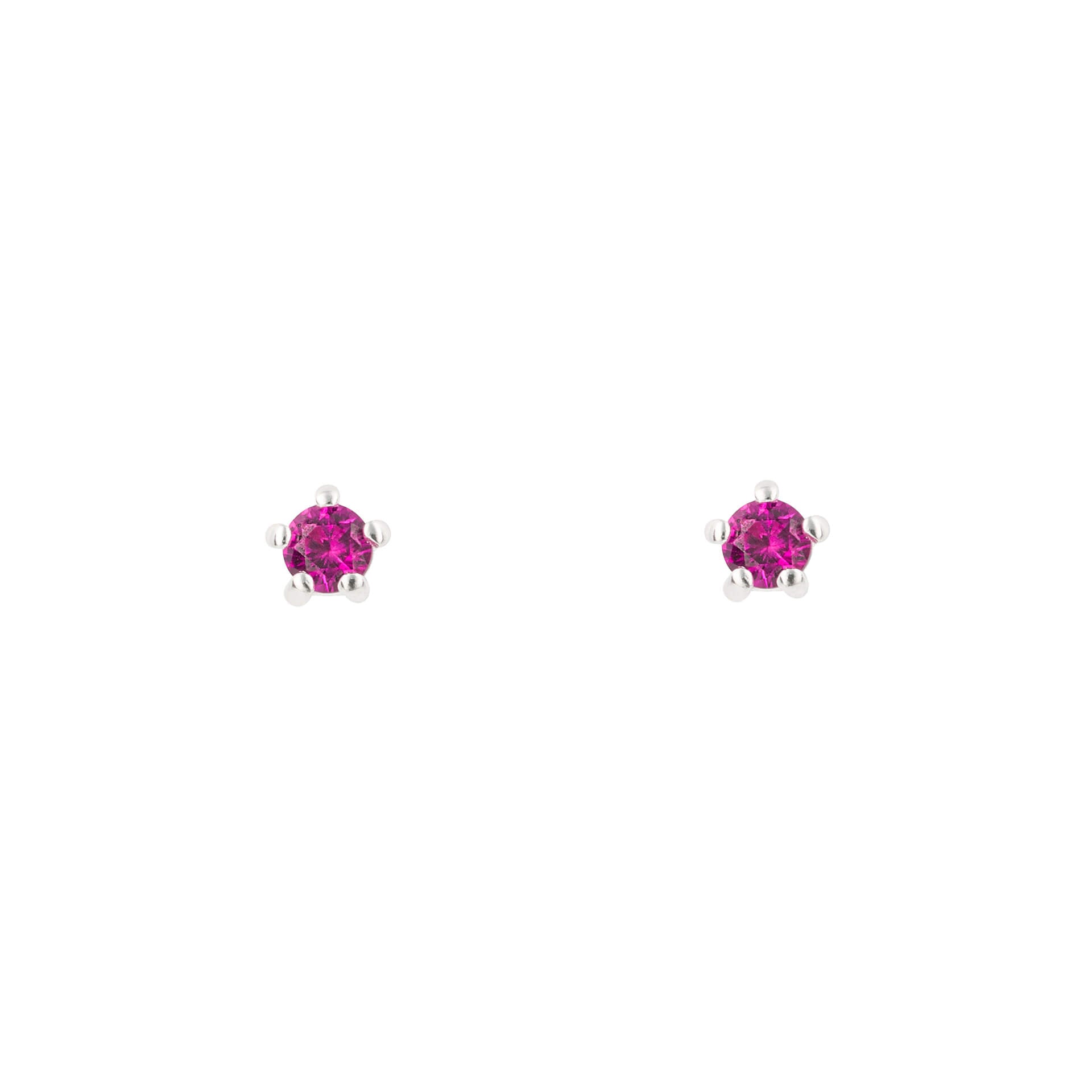 Beginnings Tiny 3mm Stud Earrings | Recycled Sterling Silver Studs