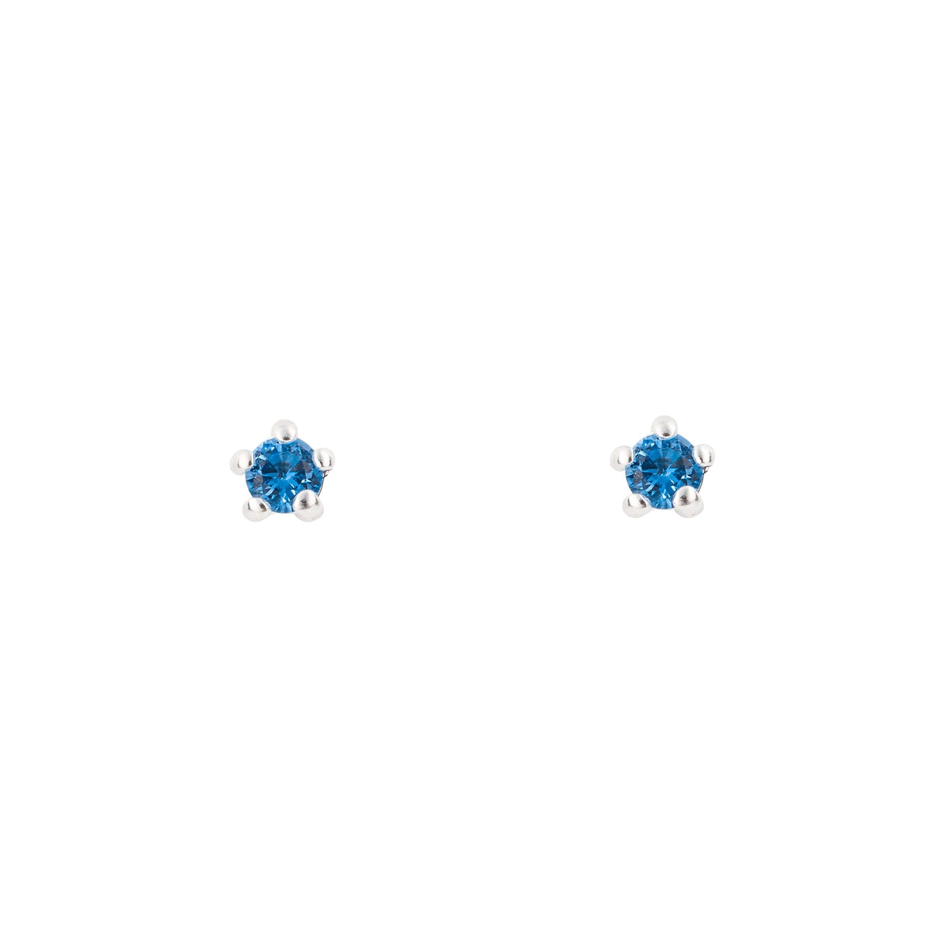 Beginnings Tiny 3mm Stud Earrings | Recycled Sterling Silver Studs