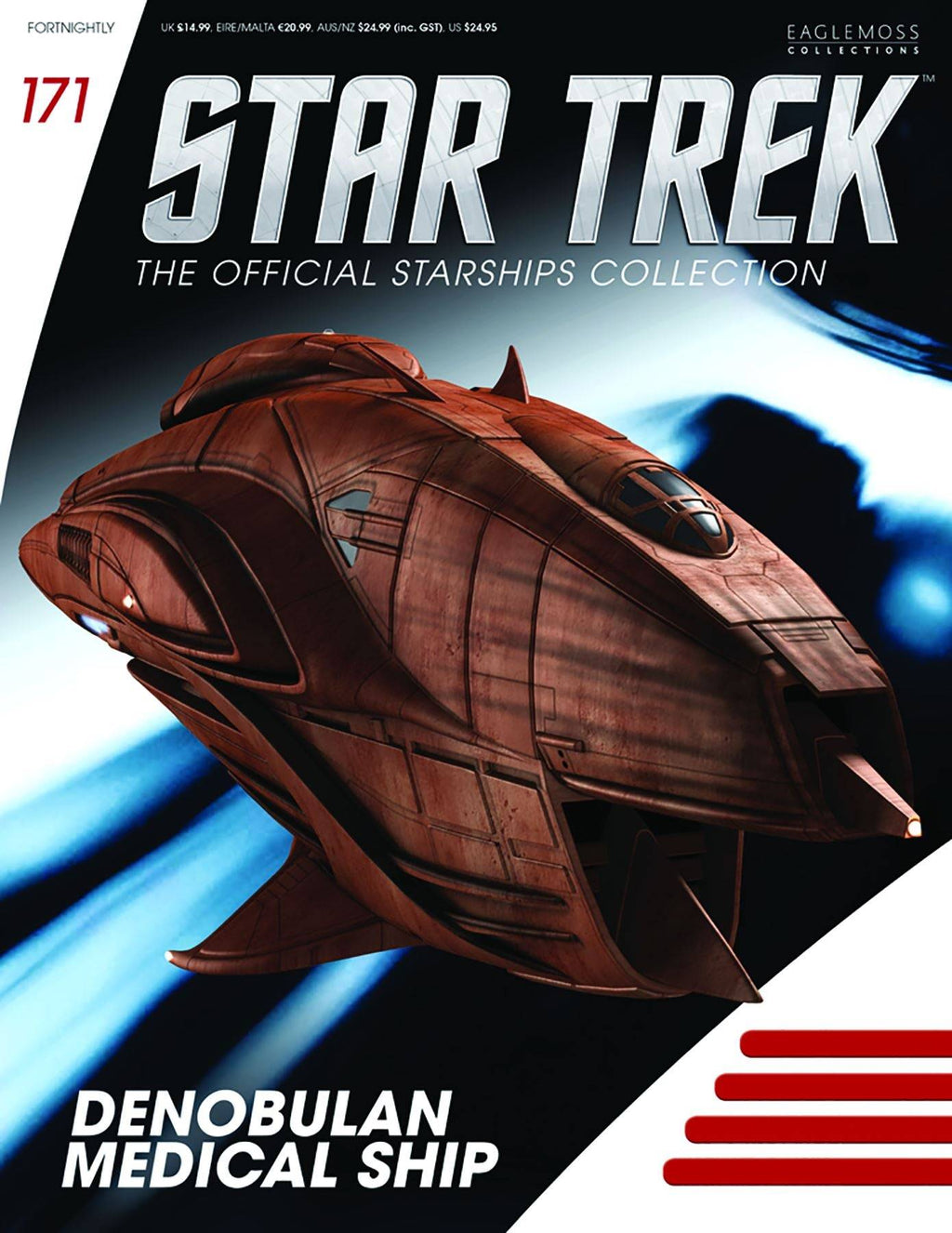 #171 Denobulan Medical Ship Model Die Cast Ship STDC171 (Eaglemoss / Star Trek)