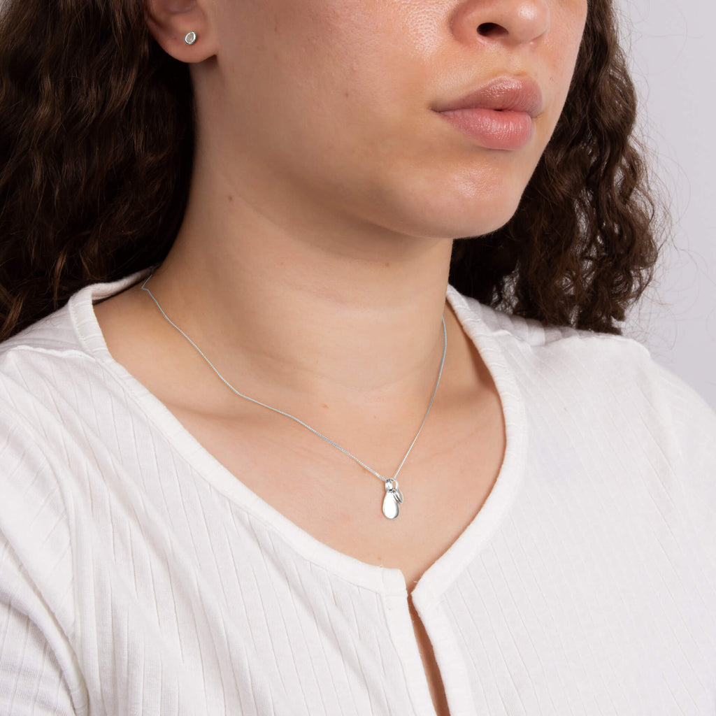 Gecko Jewellery Semi-Precious Birthstone Necklace | Recycled Silver