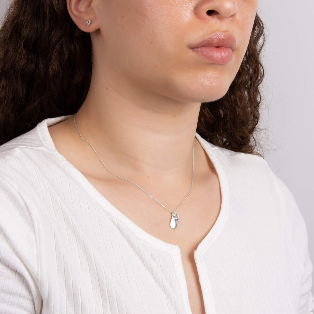Gecko Jewellery Semi-Precious Birthstone Necklace | Recycled Silver
