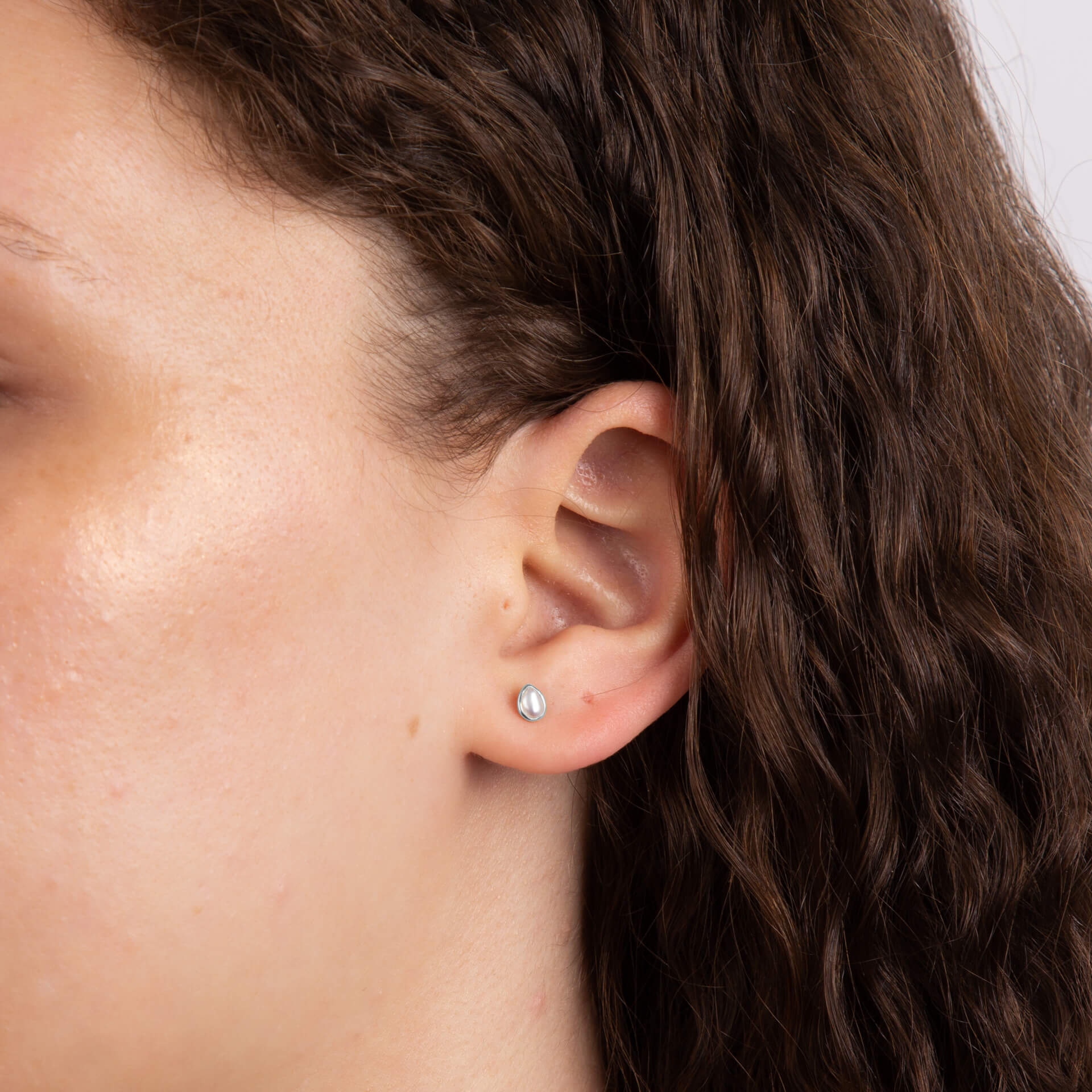 Gecko Jewellery Recycled Sterling Silver Semi-Precious Birthstone Earrings