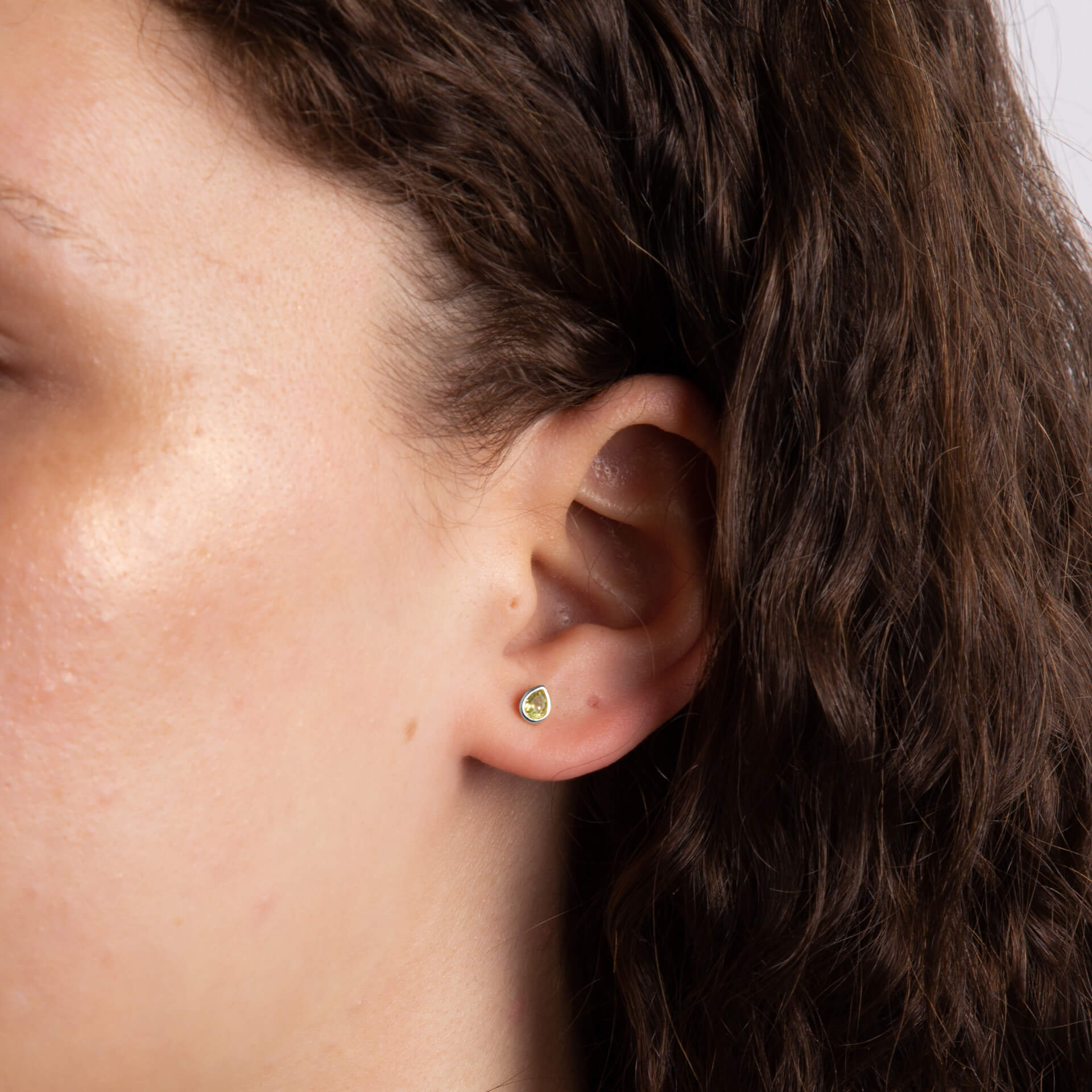 Gecko Jewellery Recycled Sterling Silver Semi-Precious Birthstone Earrings