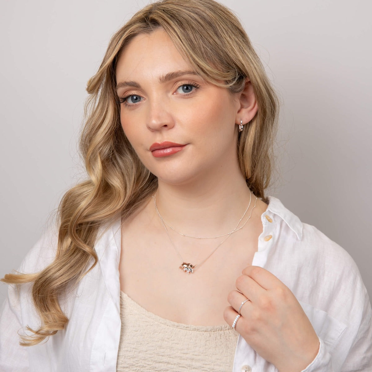 Gecko Jewellery Open Heart Hoop Earrings in Recycled Sterling Silver