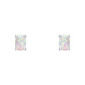 Gecko Jewellery Oval Opal Stud Earrings in Recycled Sterling Silver