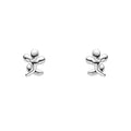 Laura Ashley Albertine Rose Mini Floral Stud Earrings – Gold or Silver