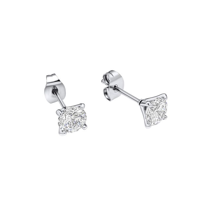 Gecko Jewellery Retail Cubic Zirconia Stud Earrings | Stainless Steel