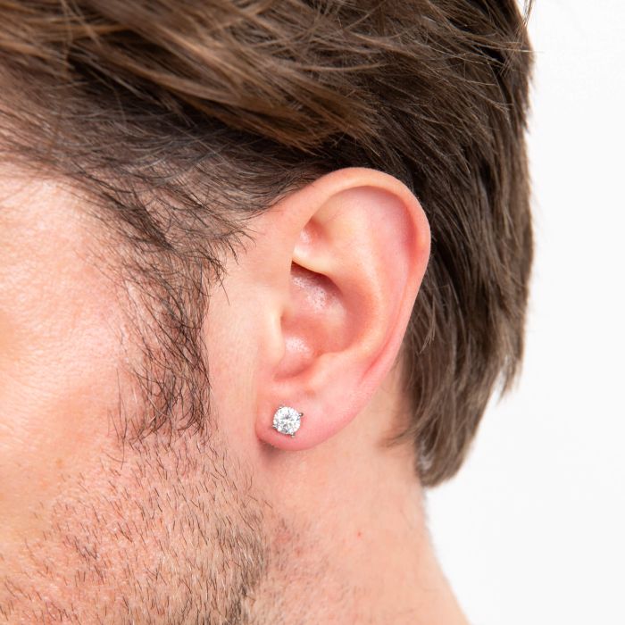 Gecko Jewellery Retail Cubic Zirconia Stud Earrings | Stainless Steel
