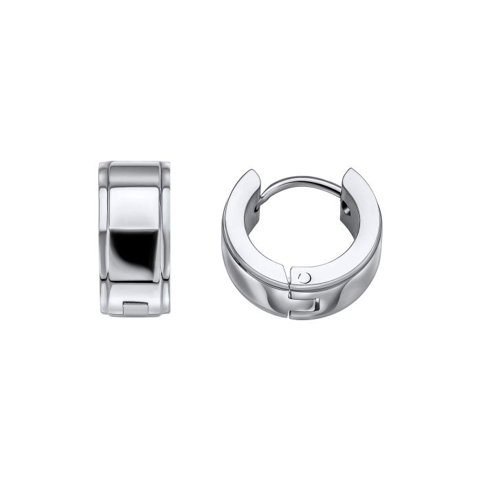 Gecko Jewellery Retail Stainless Steel Hoop Earrings – Polished Finish