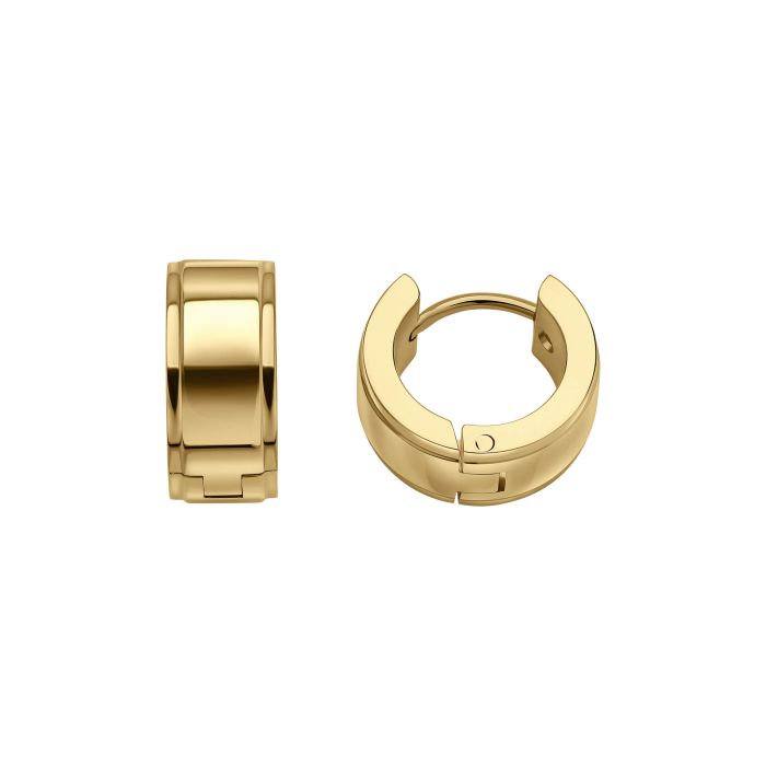 Gecko Jewellery Retail Stainless Steel Hoop Earrings – Polished Finish
