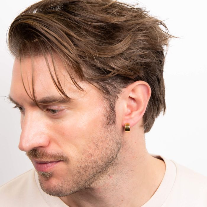 Gecko Jewellery Retail Stainless Steel Hoop Earrings – Polished Finish