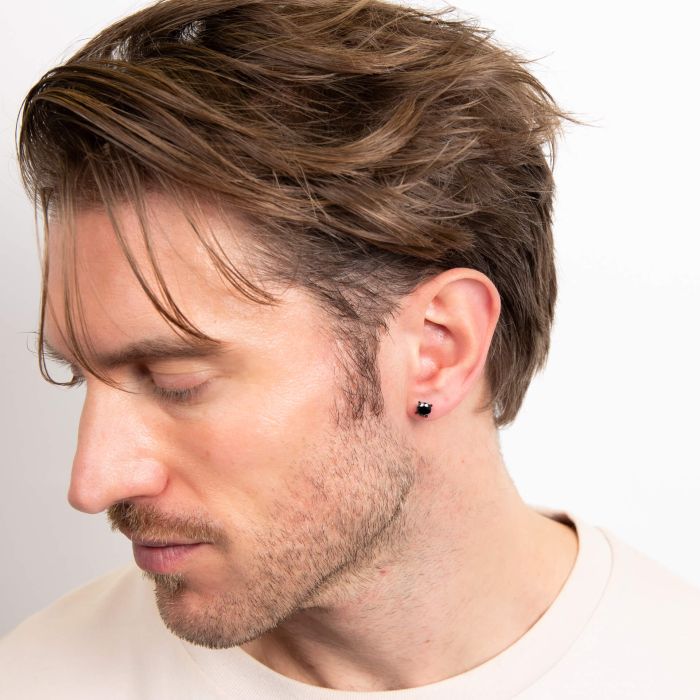 Gecko Jewellery Retail Cubic Zirconia Stud Earrings | Stainless Steel