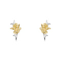 Laura Ashley Heritage Daffodil Stud Earrings in Gold-Plated Silver