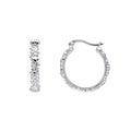 Laura Ashley Naunton Folly Hoop Earrings in Recycled Sterling Silver