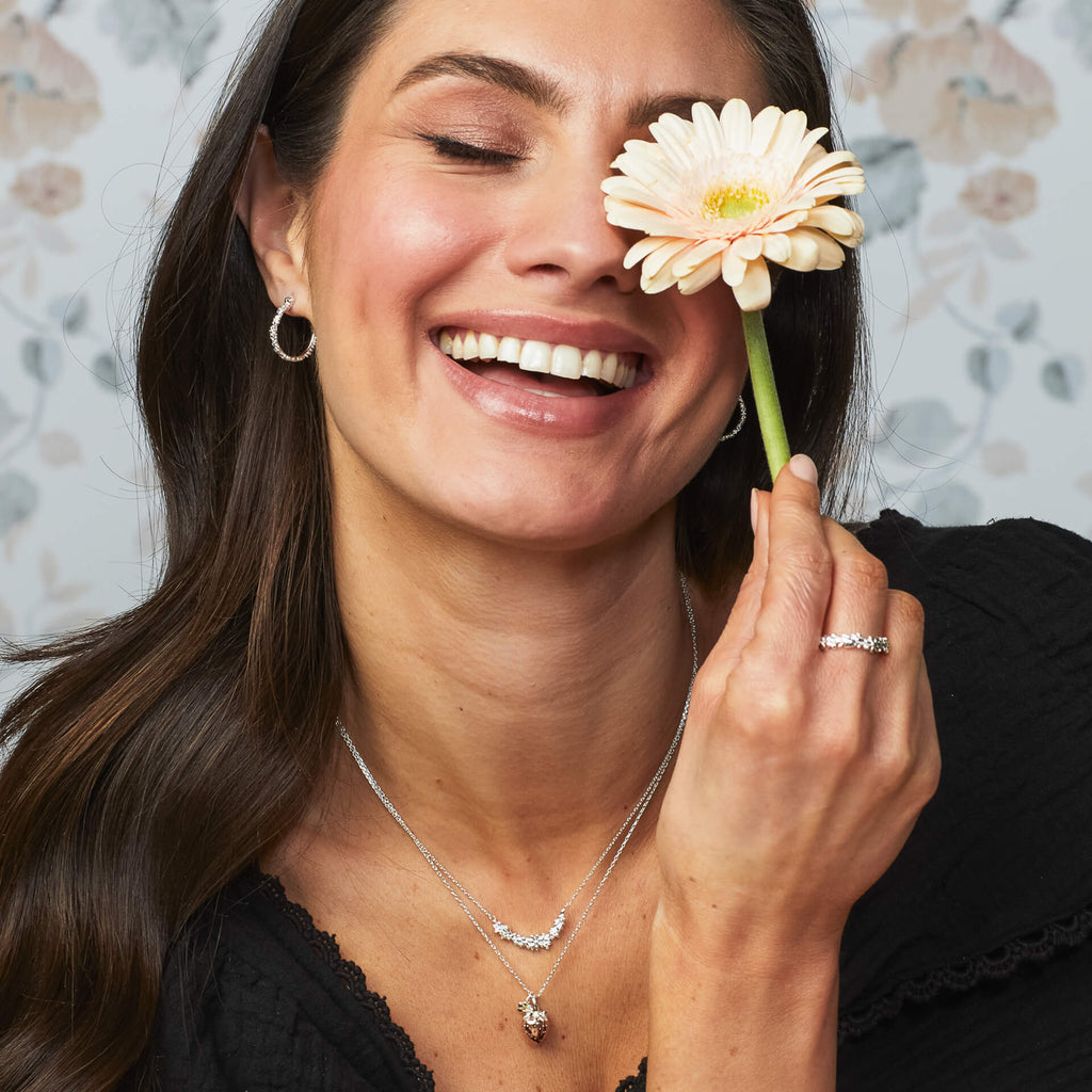 Laura Ashley Naunton Folly Scoop Necklace | Recycled Sterling Silver