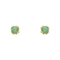 Laura Ashley Llanelli Stud Earrings | Gold Plated Silver & Aventurine