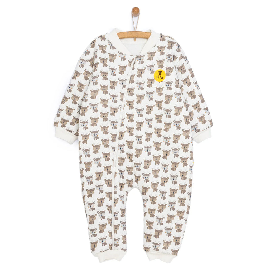 Little Plane Sleepsuit Baby Boy - Ecru