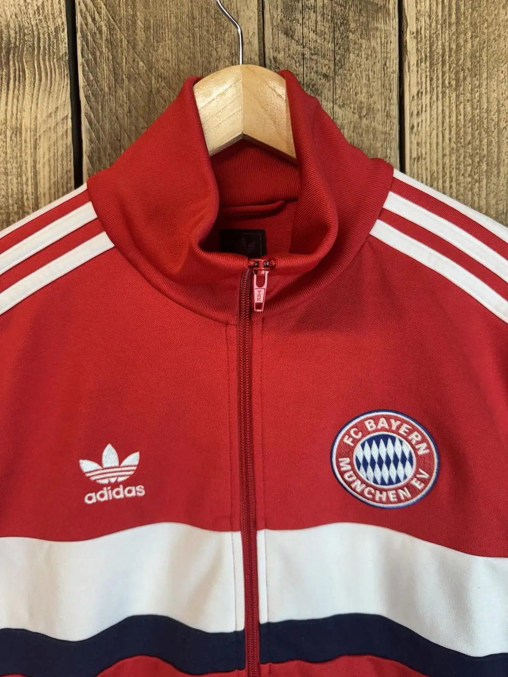 Vintage Bayern Munich Adidas Originals Men’s Tracksuit Top Medium Retro