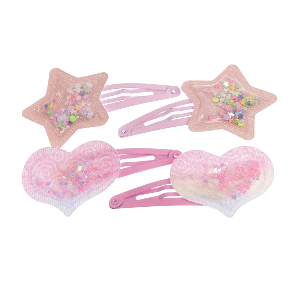 HelloBaby Hair Clips Girls - Mixcolor Printed