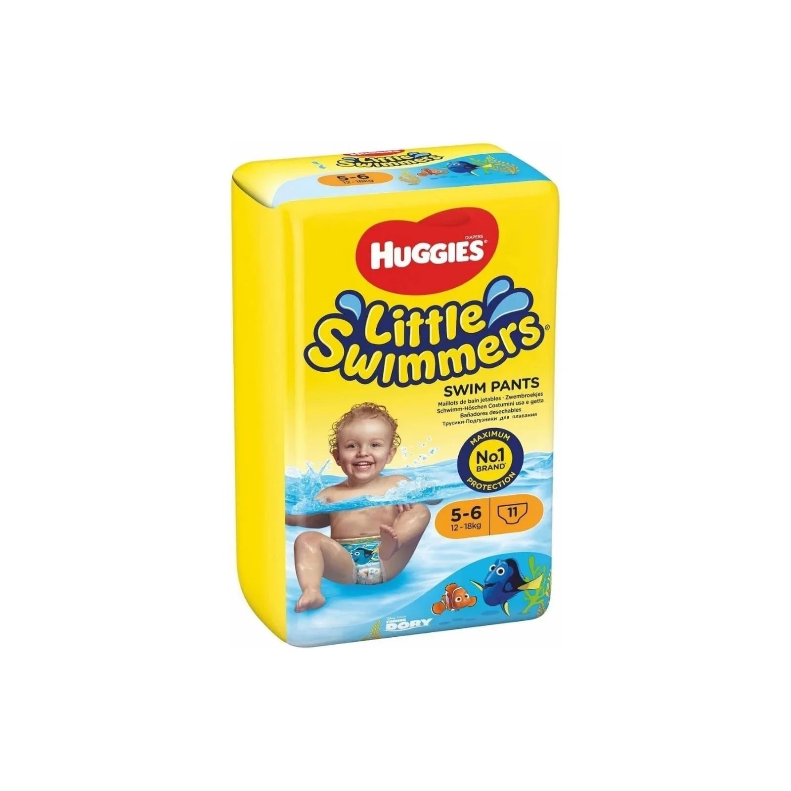 Huggies Little Swimmers Baby Size 5-6 Swim Pants - 11 nappies