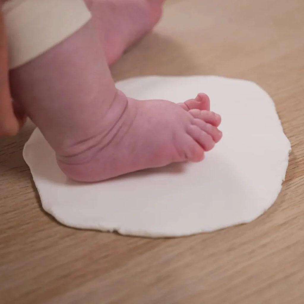 Petit Artichaut Duo Frame with Hand & Foot Imprints - Jolis Coeurs