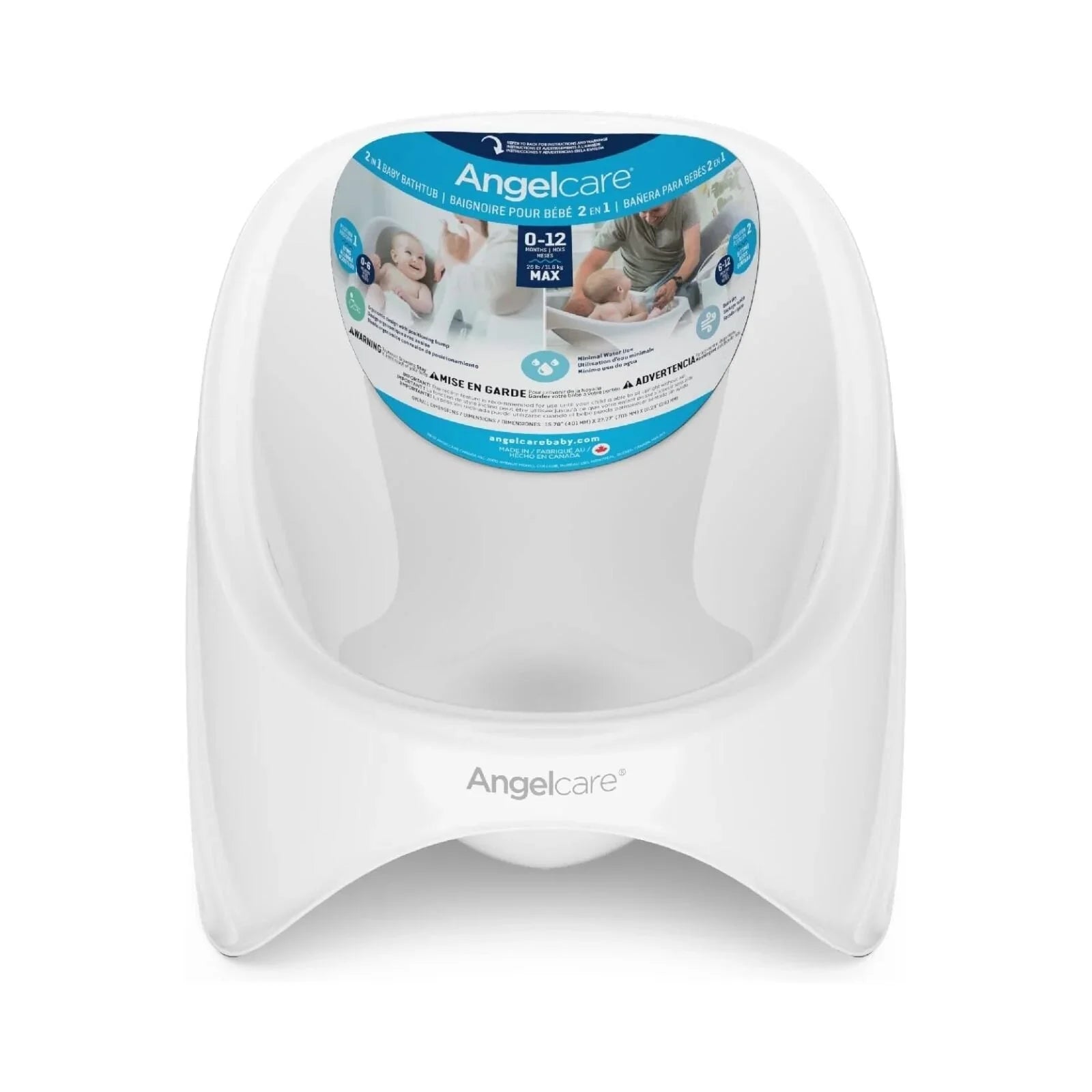 Angelcare Baby 2-in-1 Bath Tub