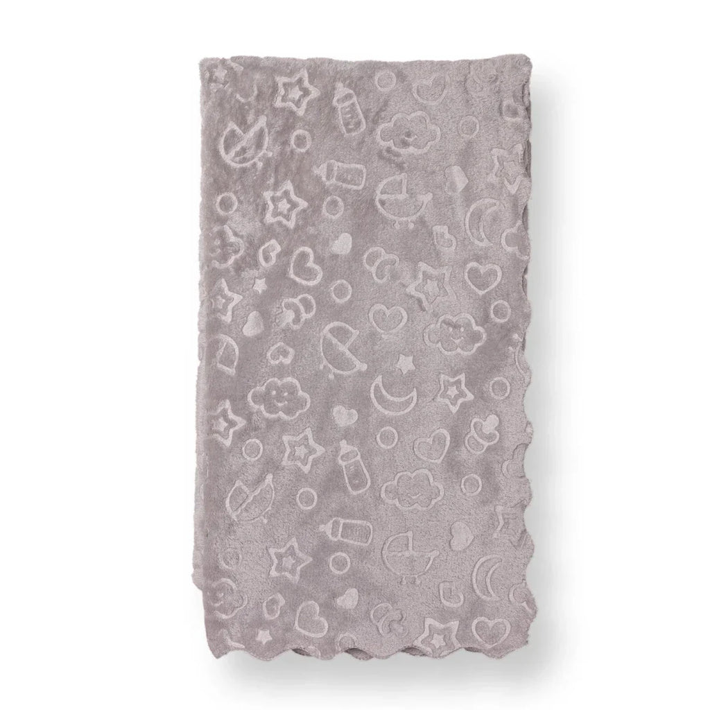Little Dreams Unisex Plush Blankets - Grey