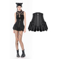 Dark in Love Brynja Gothic Eyelet Balloon Shorts – High Waist Punk