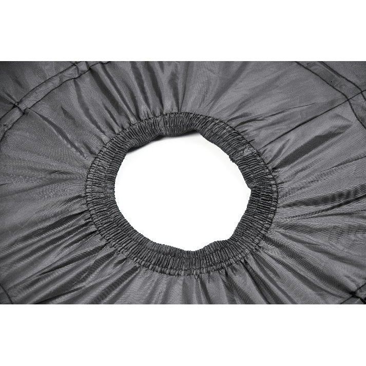 Dark in Love Valeria Gothic Hoop Mini Petticoat - Black Lace Trim